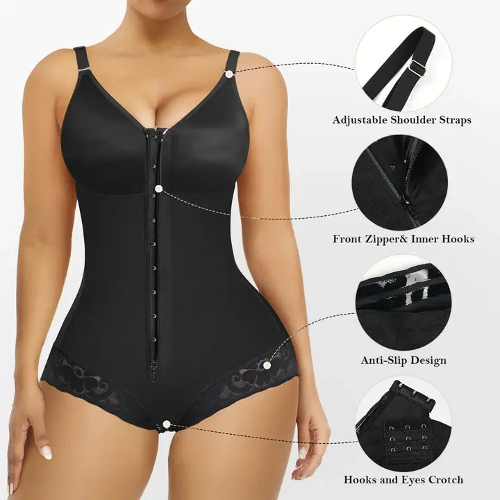 Overbust Fajas Colombianas Shapewear for Women Tummy Control Brief Shaper